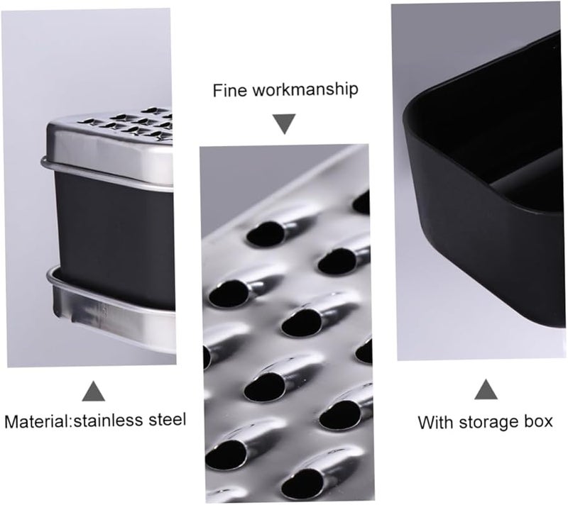 مبشرة شرائح متعددة الوظائف للمطبخ للبطاطس والجزر والخيار بتصميم مريح - Image 5